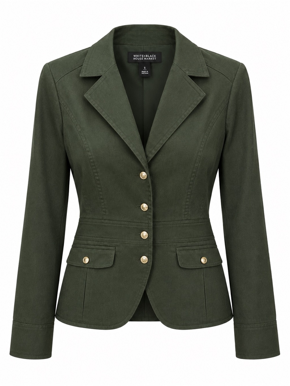 Olive White House black market blazer nwt